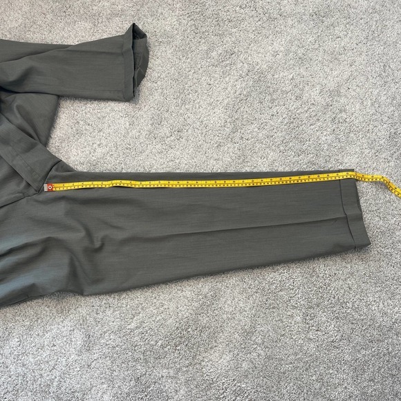 The Men's Shop Vintage Grey Green w/‎ Blue Custom Dress Pants 38x33 - Picture 8 of 8